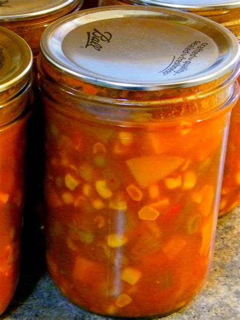 Home Canning Vegetable Beef Soup Canning Soup Recipes Canning Soup