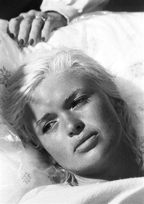Jayne Mansfield After Being Rescued From The Sea After Her Boat