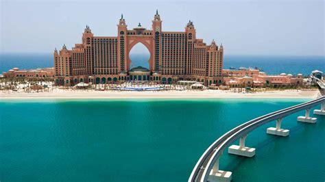 Atlantis A Luxury Hotel The Palm Jumeirah Dubai United Arab Stock My