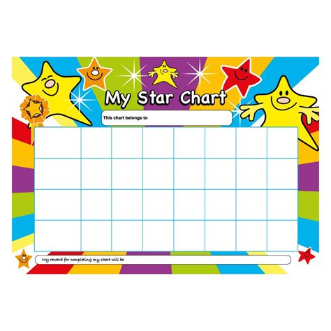 buy superstickersa4 star reward chart with 50 stickers online at desertcartindia