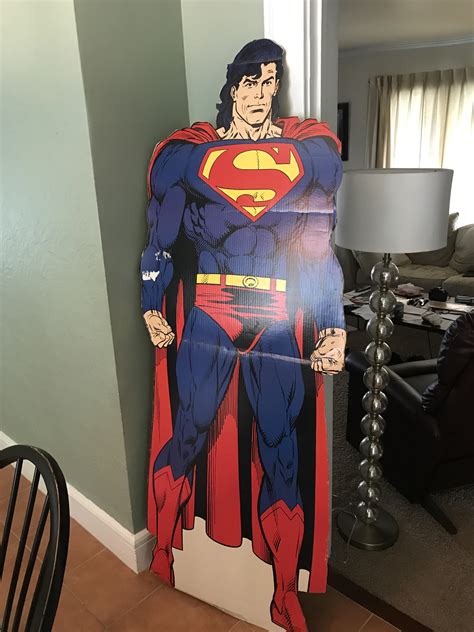 Life Size Mullet Superman At A Garage Sale In Jersey Bought For 5