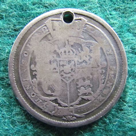Gb British Uk English 1820 1 One Shilling King George Iii Coin Gumnut