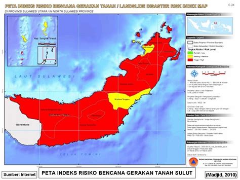 Peta Digital Peta Indeks Risiko Bencana Gerakan Tanah Di Provinsi
