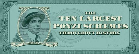 The Largest Ponzi Schemes Of All Time Infographic