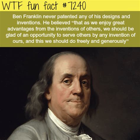 Ben Franklin Wtf Fun Fact