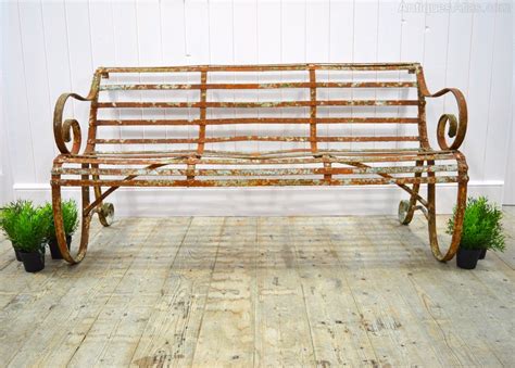 A wide variety of wrought iron garden bench options are available to you, such as general use, design style, and material. Antiques Atlas - Victorian Wrought Iron Garden Bench