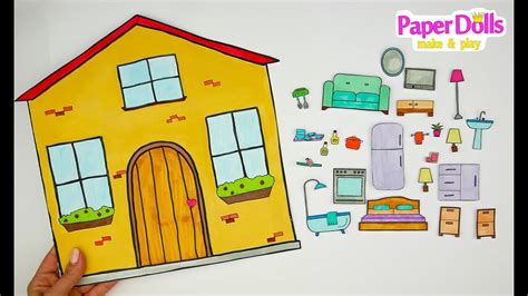 How To Make A Paper Doll House Step By Step Dollar Poster