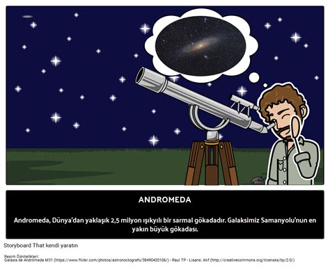 Andromeda Galaksisi Storyboard By Tr Examples