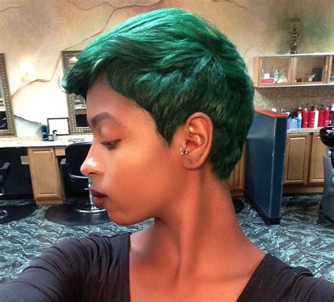 Bold Green By Salonchristol Https Blackhairinformation Com Hairstyle Gallery Bold Green