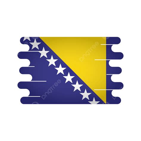 Bosnia Flag Vector Design Images Bosnia Flag Png Vector Design Bosnia