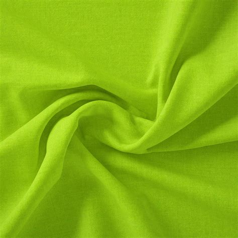 Swan Solid Cotton Fabric 150cm 850 Lime Green 50cm Uk