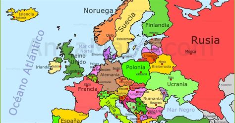 Pequenoticias Mapa PolÍtico De Europa