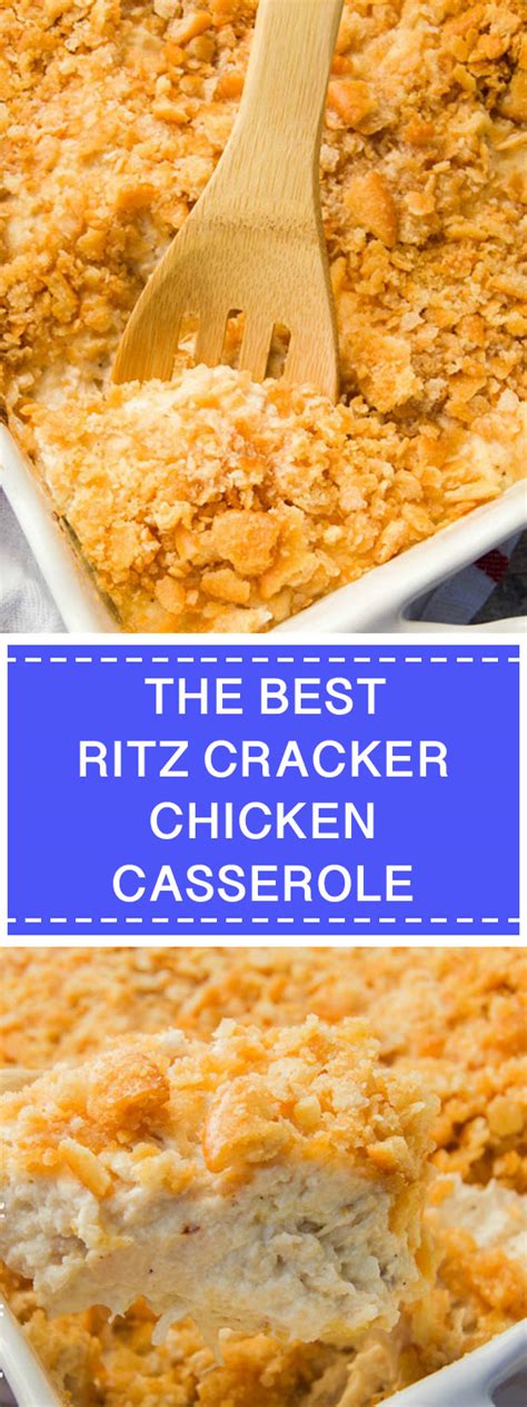 Ritz cracker chicken casserole • the diary of a real housewife. The Best Ritz Cracker Chicken Casserole - goodrecipes.club