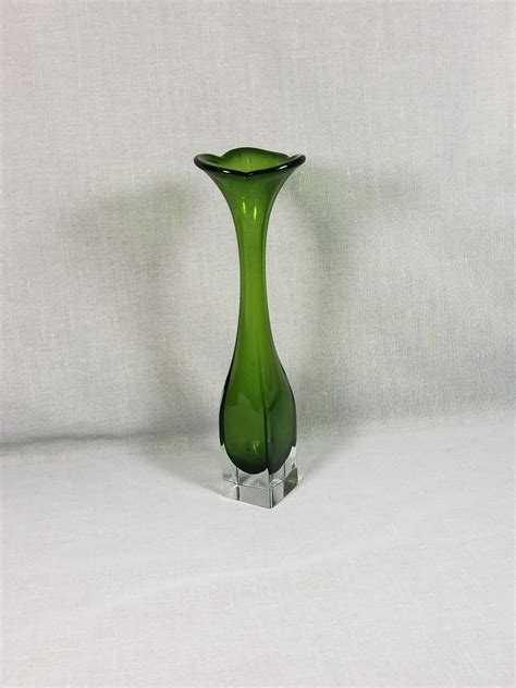 Green Glass Vases Elang Decor