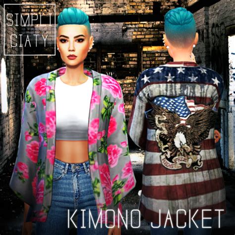 Sims 4 Ccs The Best Kimono Jacket By Simpliciaty