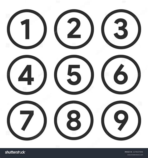 342 726 рез по запросу Number Icons Circle — изображения стоковые