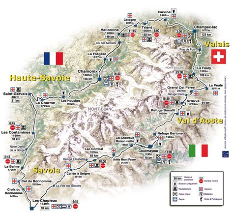 Tour Du Mont Blanc Route Image Cant Wait To Get Back And Finish The