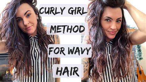 modified curly girl method for wavy hair simple steps to keep youtube