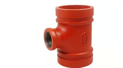 Grooved Pipe Fitting Flange Connection Ductile Iron Pipe Fittings View