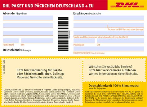 Paketmarke direkt ausdrucken und paket versenden. Paketschein Vorlage - kfzversicherungonline.info