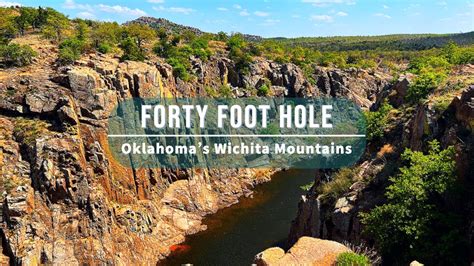 Forty Foot Hole Hike In Wichita Mountains Wildlife Refuge Youtube