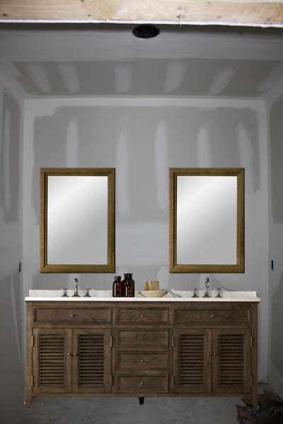 36 inch vanity 34 to 35 mirrors. One large mirror or two individual mirrors over double vanity?
