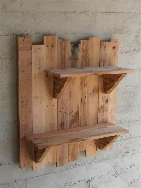 Pallet Wall Shelves • 1001 Pallets Wood Pallet Projects Pallet Home Decor Diy Pallet Projects