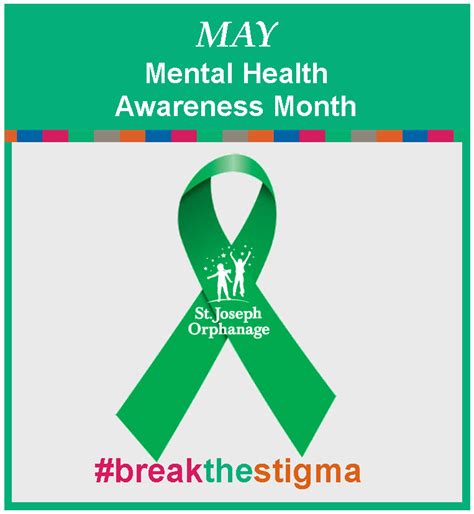 May is mental health awareness month, so if you've thought of asking for help, now is a good time to reach out. Mental Health Awareness Month | St. Joseph Orphanage