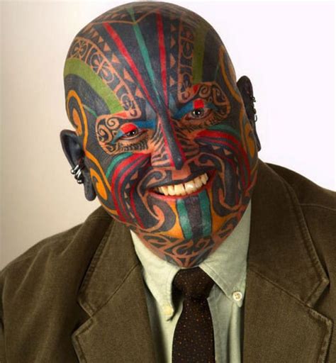 12 Of The Craziest Face Tattoos Found On The Internet Death To Boredom