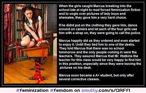 Forced Feminization Captions Schoolstudy Femdom Caption