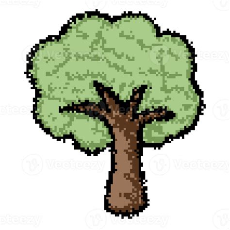 Tree Pixel Art 28149389 Png