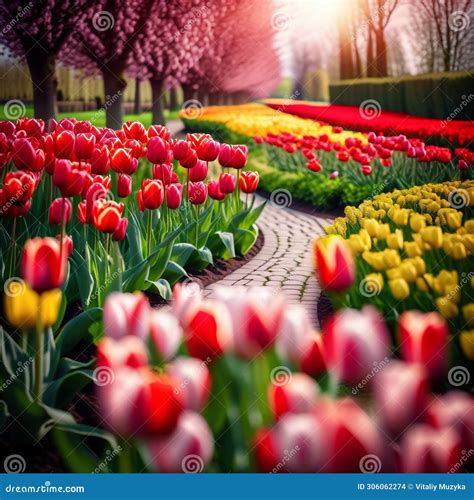 Nature Inspires: the First Spring Flowers. Cinematic Style Stock