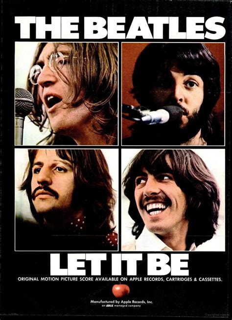 1970 The Beatles Let It Be Ost Apple Records The Beatles Let It Be
