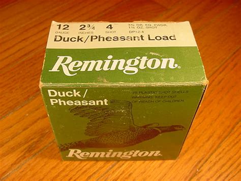 Box Of Remington Duck Pheasant Load Gauge Number Shot Ga For