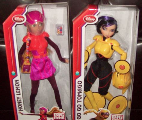 Lot Set Of Disney Honey Lemon Doll And Go Go Tomago Dolls 11 Big Hero 6 Nib Ebay