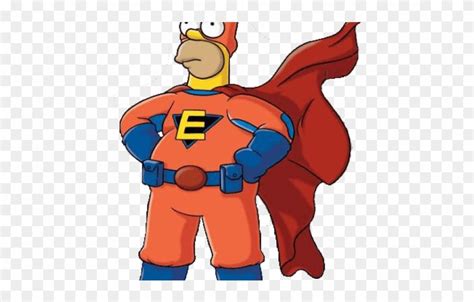 Related Cliparts Homer Simpson As A Superhero Png Download