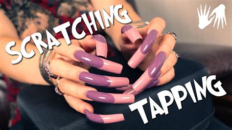 Long Nails ️ Scratching And Tapping Youtube