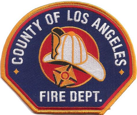 La County Fire Department Patch Fire Dept Los Angeles Fire