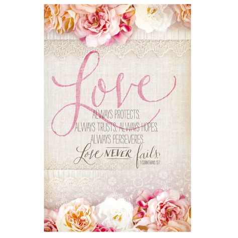 Salt And Light Love Always Protects Church Bulletins 8 12 X 11 Inches