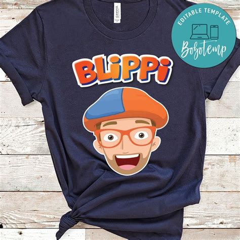 Blippi Cartoon Inspired T Shirt For Toddler Bobotemp