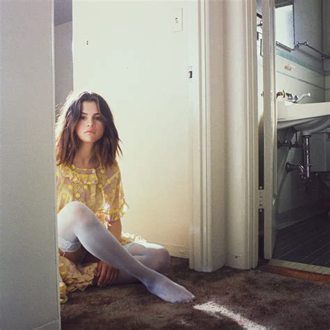 Celebhosierydaily Selena Gomez In White Stockings Tumblr Pics