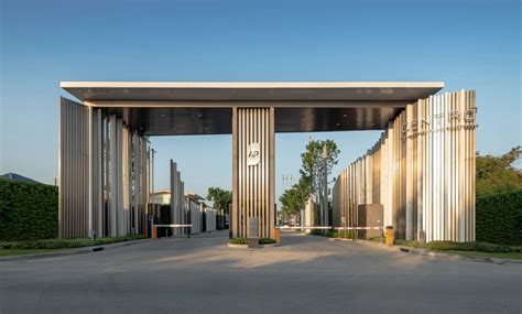 Panoramicstudio Chaiyapruek Center Entrance Gates Design Facade