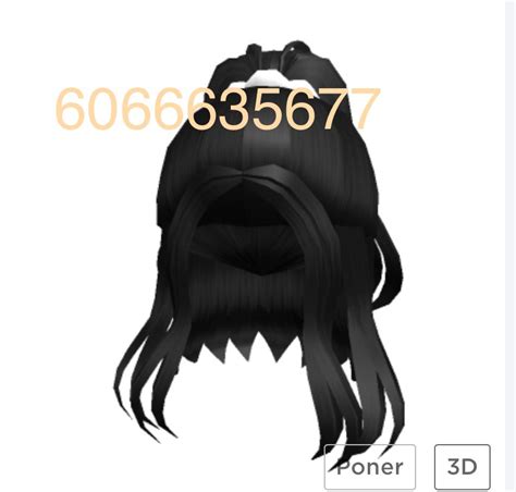 Black Low Ponytail Roblox Codes Coding Clothes Black Hair