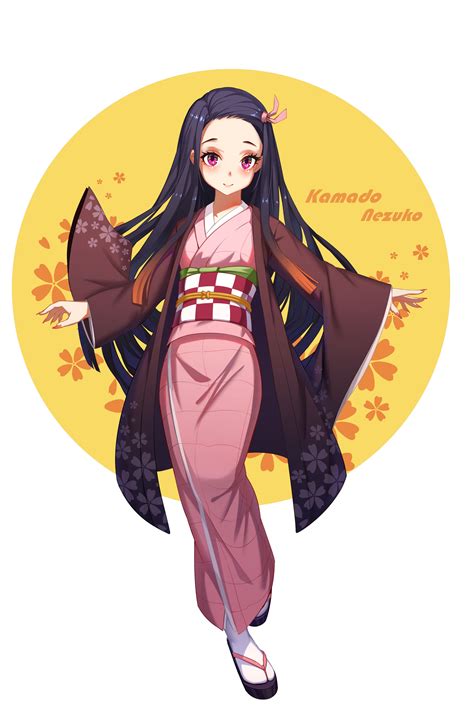 Nezuko Kamado Anime Girl Neko Otaku Anime Anime Art Girl Kawaii