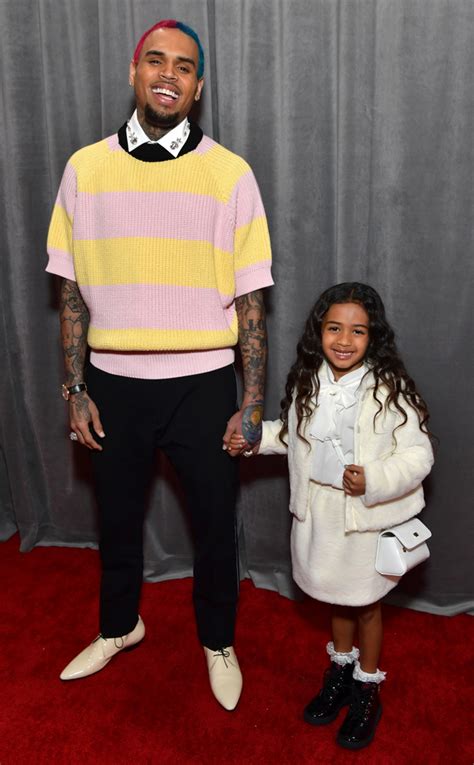 Chris Brown Brings 5 Year Old Daughter Royalty To The 2020 Grammys E News