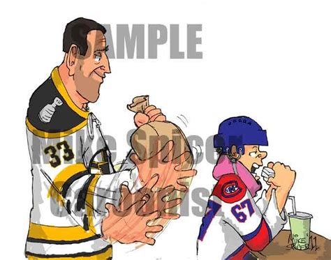 Mike Spicer Cartoonistillustrator Hockey Prints By Mike Spicer