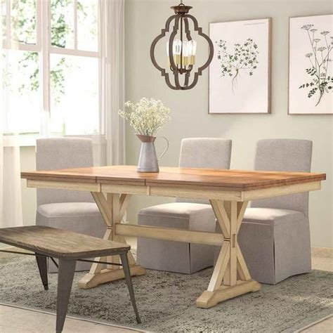 A slightly mammoth sized table. 35 AWESOME FARMHOUSE TABLE PLANS DESIGN IDEAS FOR DINING ROOM AND KITCHEN - Page 14… | Dining ...