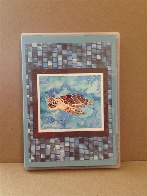 Baby Sea Turtle Notepad Craft Corner Baby Sea Turtle Cards