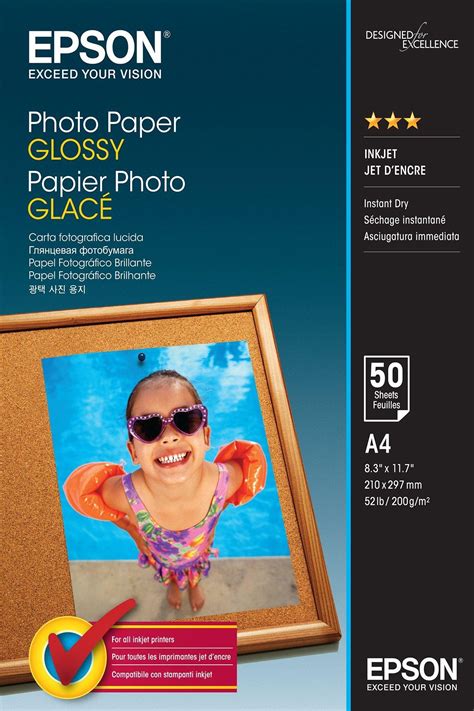 Photo Paper Glossy A4 50 Sheets Paper And Media Ink And Paper