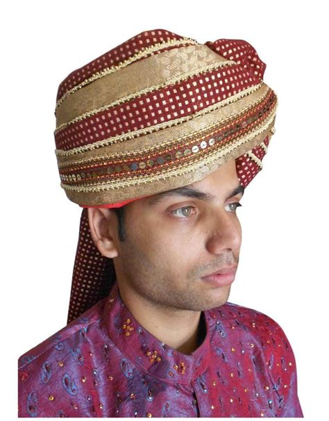 Men Turban Indian Hat Traditional Wedding Pagri Medium Groom Etsy
